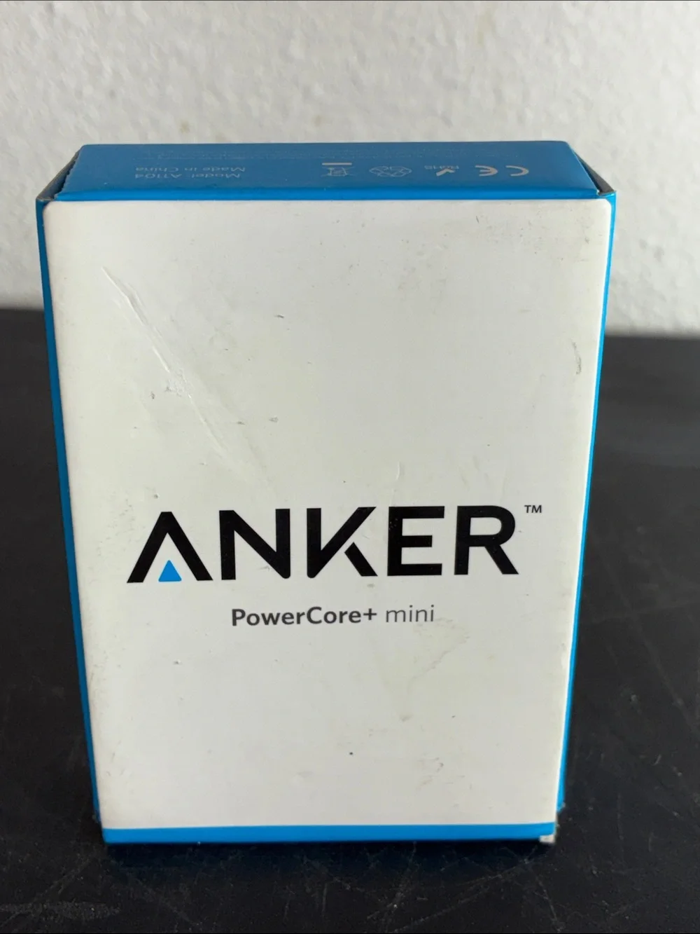 Anker PowerCore+ mini Portable Charger in White & Blue Trim